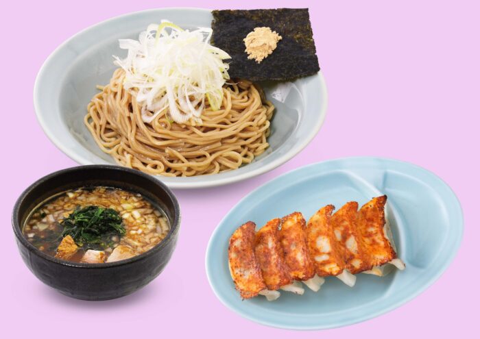 和節とんこつ醤油つけ麺特製餃子セット