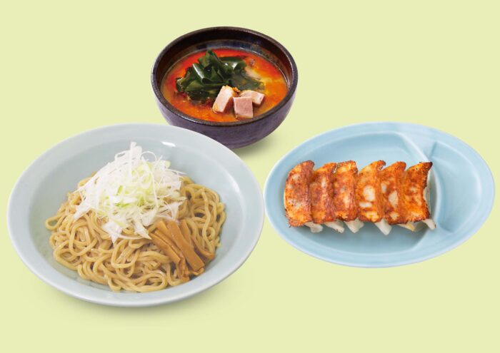 えび塩つけ麺餃子セット