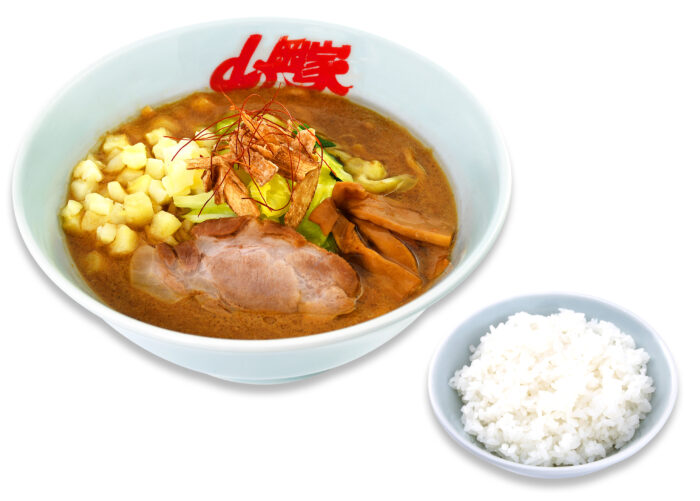 特製カレーとんこつラーメン半ライスセット