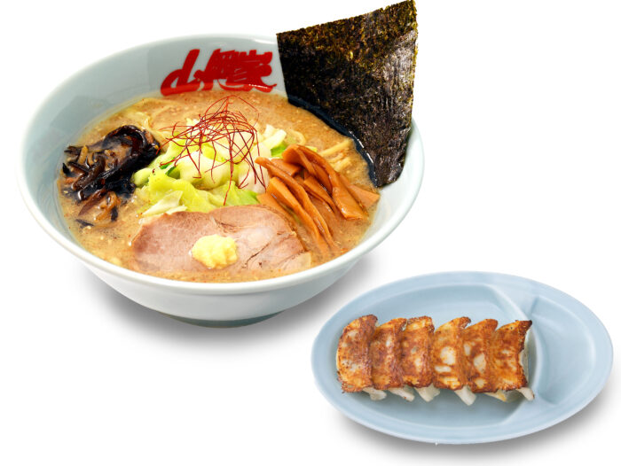 濃厚白みそとんこつラーメン餃子セット
